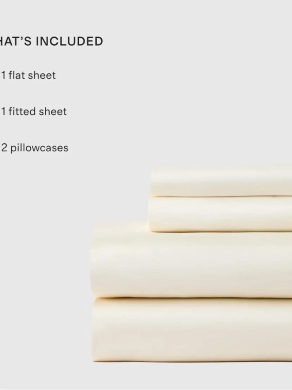 QUINCE NWOT Organic Bamboo Sheet Set KING